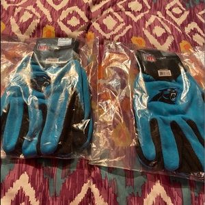 Nfl Carolina panthers gloves